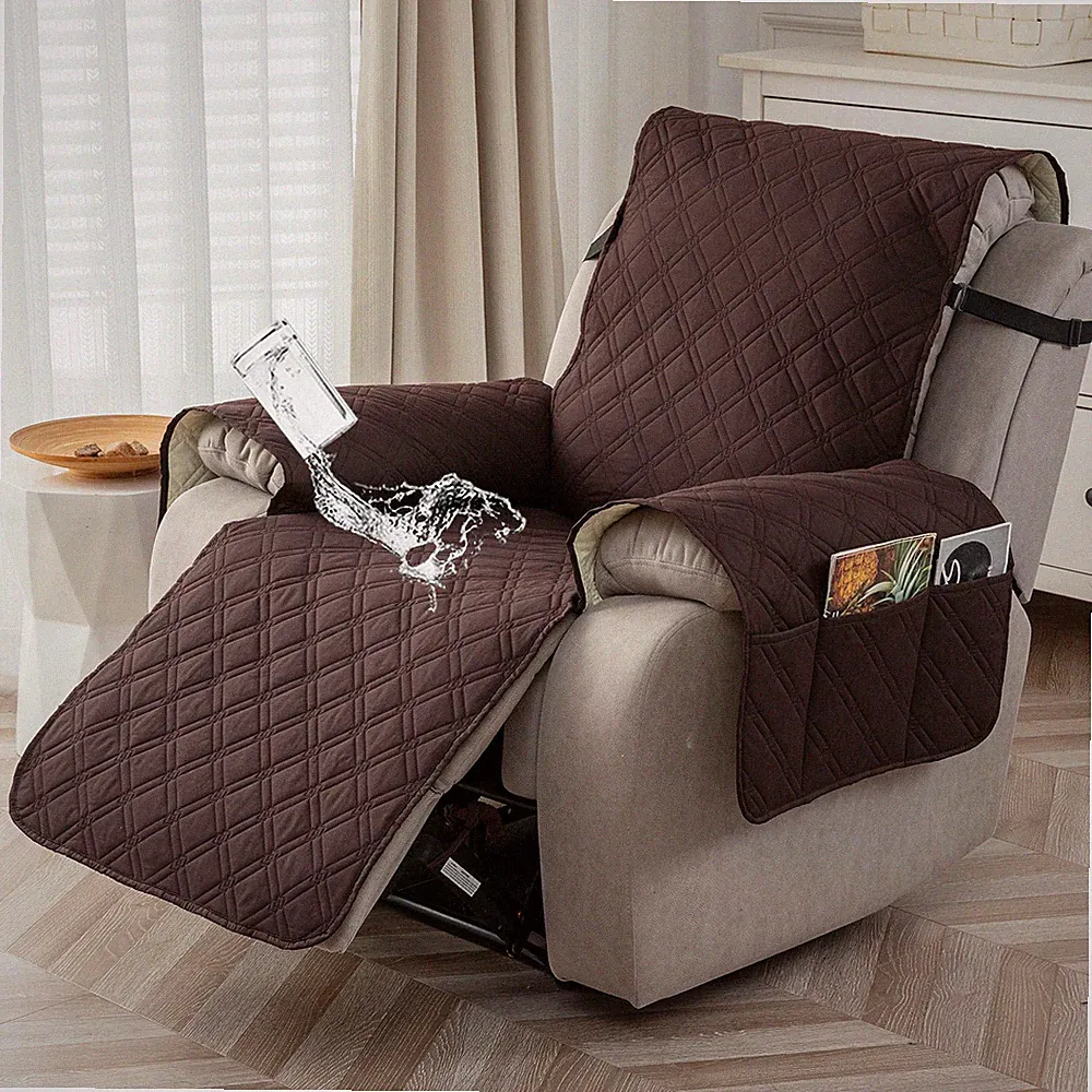 100% Waterproof Recliner Chair Cover Non Slip Recliner Covers for Recliner Chair