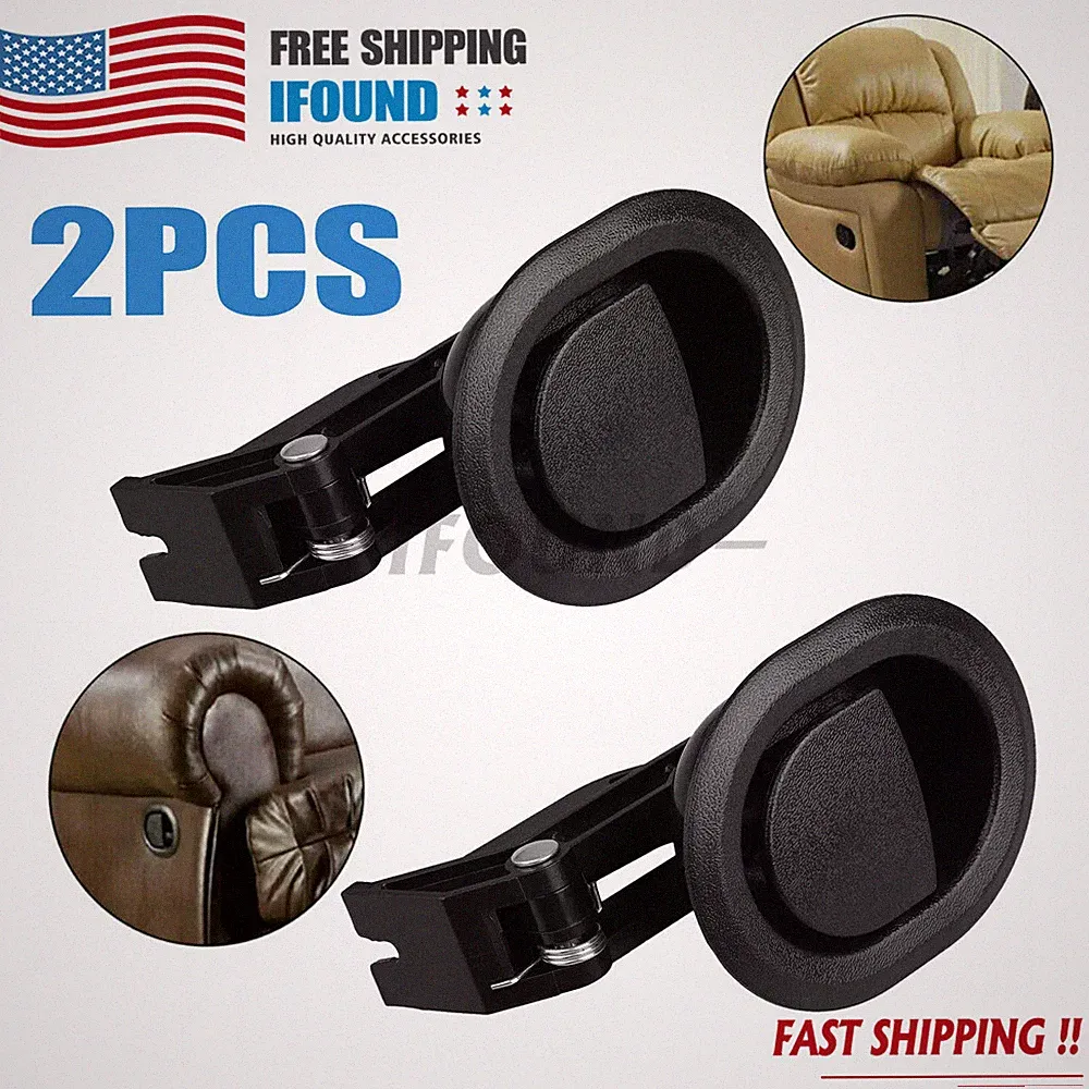2Pcs Recliner Replacement Pull Handle Chair Sofa Couch Release Lever Universal