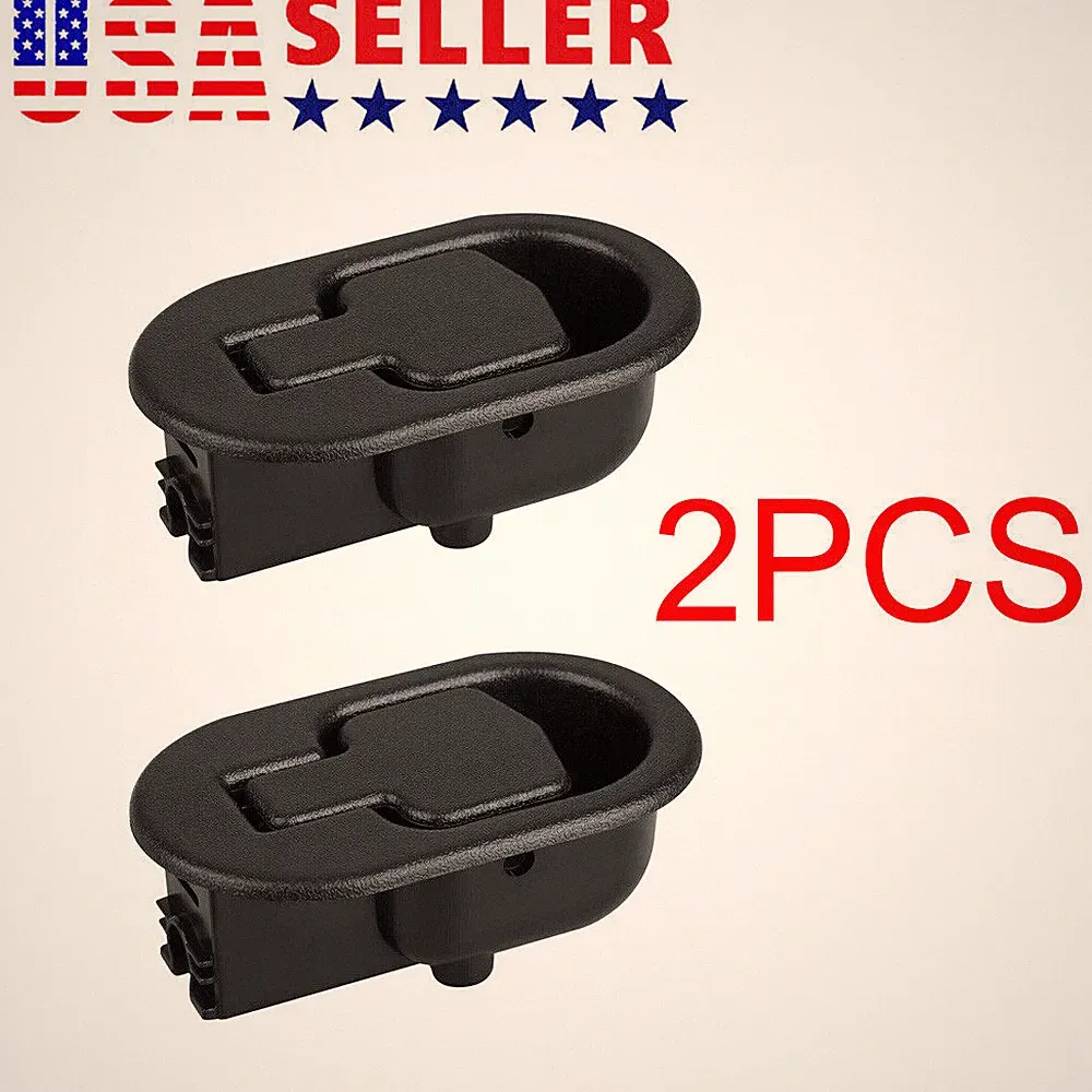 2PCS Universal Sofa Recliner Pull Handle Replacement Release Lever Black