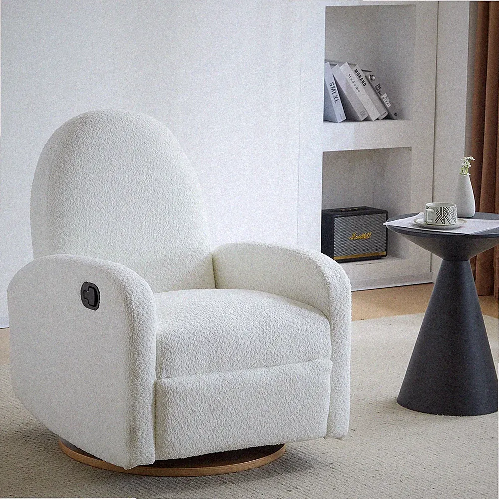 360 Swivel and Glider Recliner Chair-Beige