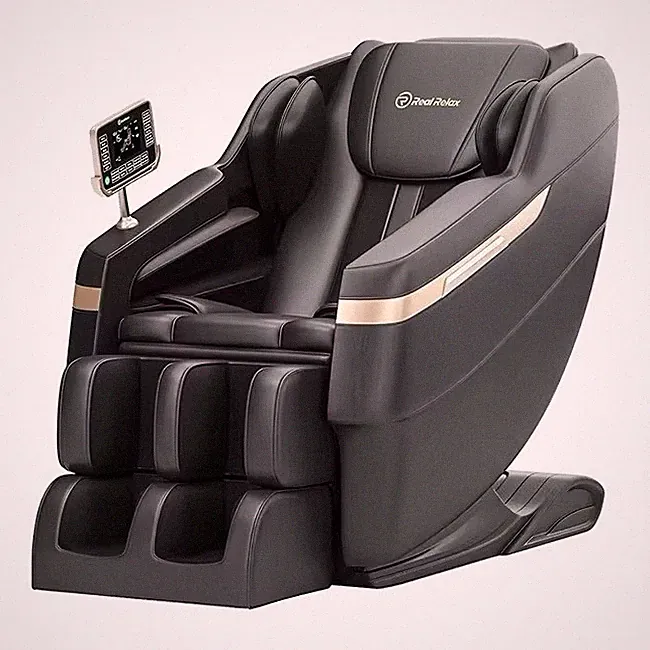 4D Full Body Massage Chair with SL-Track and Yoga Stretch Recliner New