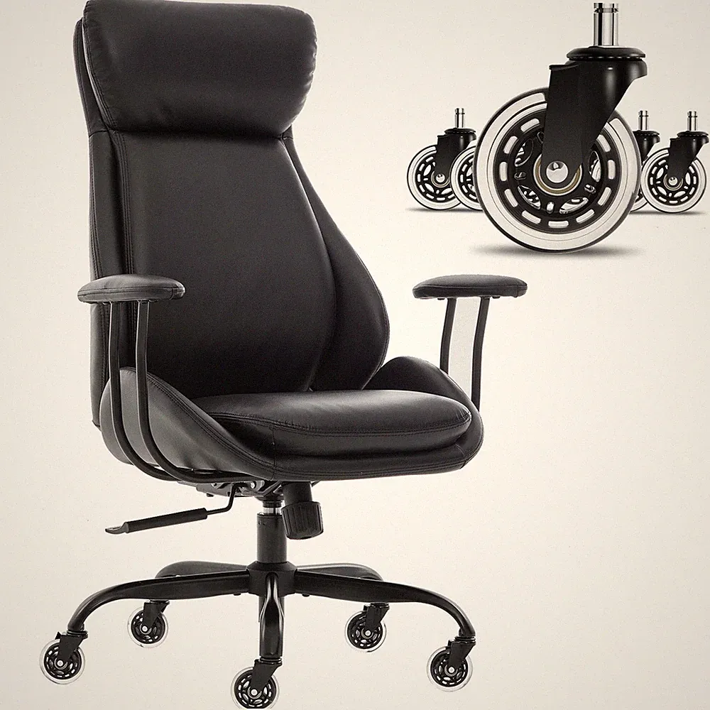 500lbs Ergonomic Computer Chair,with Lumbar Support ,Adjustable Height & Recline