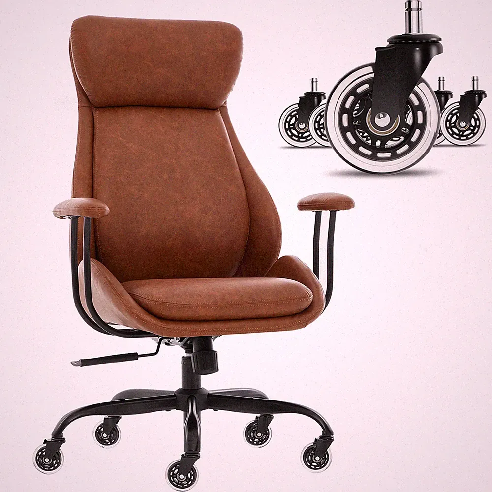 500lbs Ergonomic Computer Chair,with Lumbar Support ,Adjustable Height & Recline
