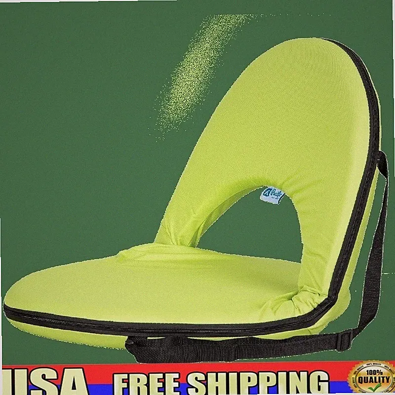 Adjustable Classroom Chair Portable Task Seat W/ Reclining Backrest Green New
