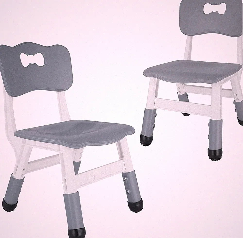 Adjustable Kids Chair (2pcs), 3 Level Height Adjustable Toddler Chair for Age...