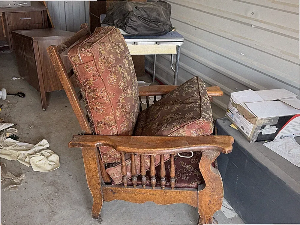 Antique Morris Brand Recliner Chair