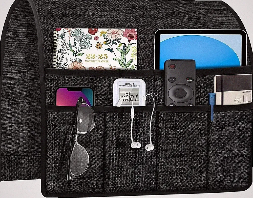 Armchair Caddy for Couch Remote Control Holder Recliner Armrest Organizer