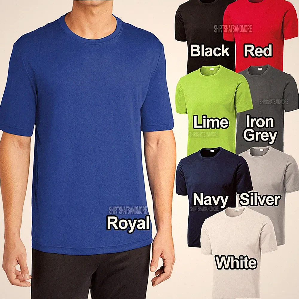 Big and Tall Mens Moisture Wicking T-Shirt XL-4XL LT XLT 2XLT 3XLT 4XLT Dri Fit