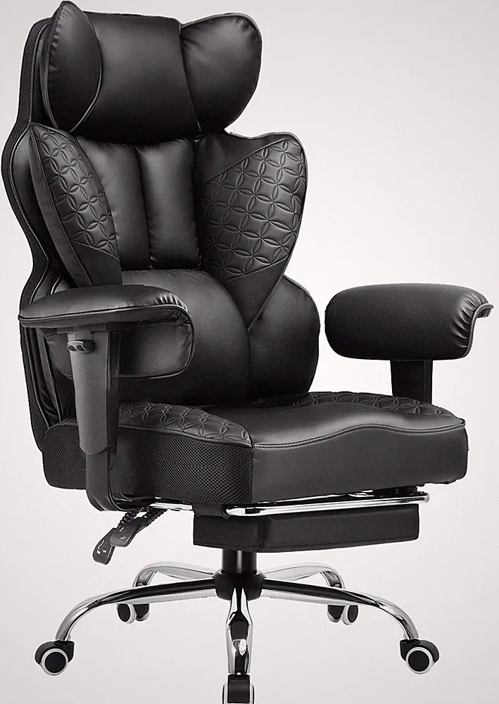 Big and Tall Office Chair Heavy Duty Wide Ergonomic Gaming Chair with Deluxe...