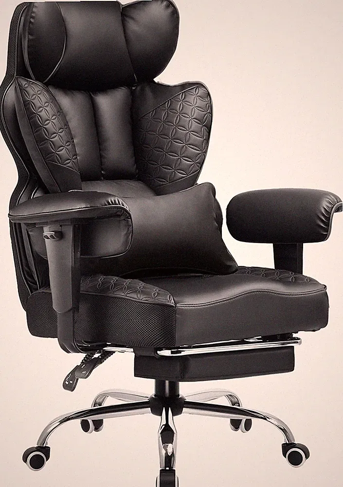 Big and Tall Office Chair Heavy Duty Wide Ergonomic Gaming Chair with Deluxe Emb