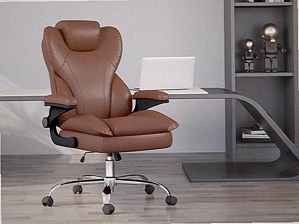Big and Tall Office Chair Reclining High Back Leather Computer Chair