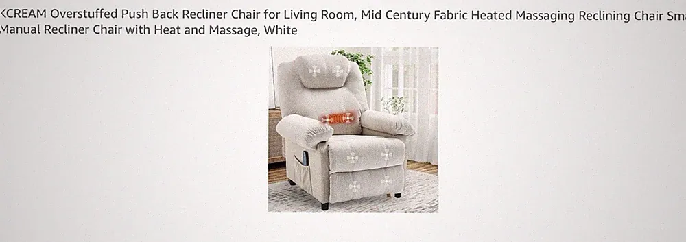Brand New Massaging Recliner