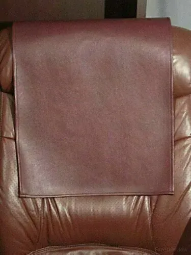 Burgundy Recliner Original Lambskin Leather Handmade Furniture Headrest Chair
