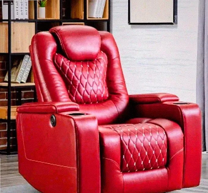 CANMOV Electric Power Recliner Chair with USB Ports and Cup Holders