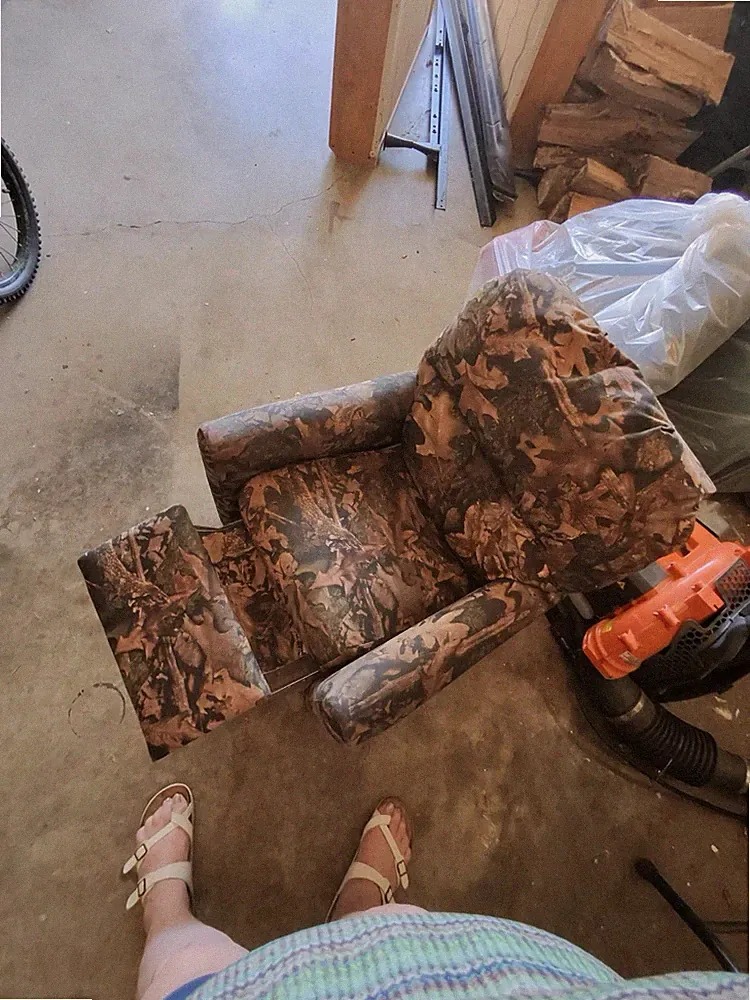 Child’s Camouflage Reclining Chair