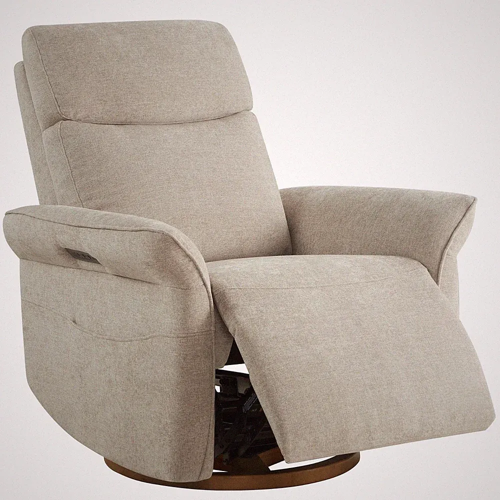 CHITA Fabric Recliner Chair, Triple-Motor Swivel Glider,GREENGARD Gold Certified