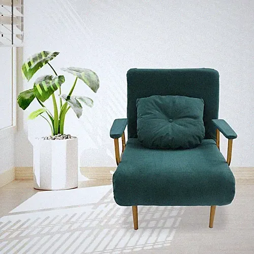 Convertible Sofa Bed Folding Arm Chair Sleeper Leisure Recliner Lounge Couch New