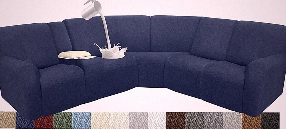Couch Covers Sectional Reclining Sectional L Shape Waterproof Washable Recliner