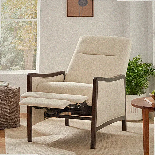 Drury Contemporary Upholstered Pushback Recliner