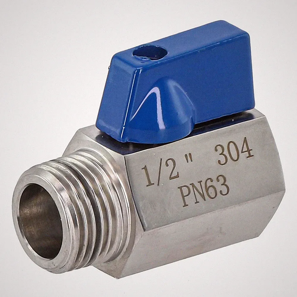 Easily Adjustable Flow Control with Compact 12 Inch Stainless Steel Valves