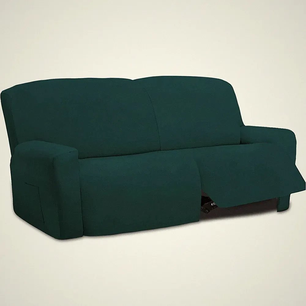 Easy-Going Oversized 6-Pc Microfiber Stretch Sectional Recliner Loveseat Sofa Co