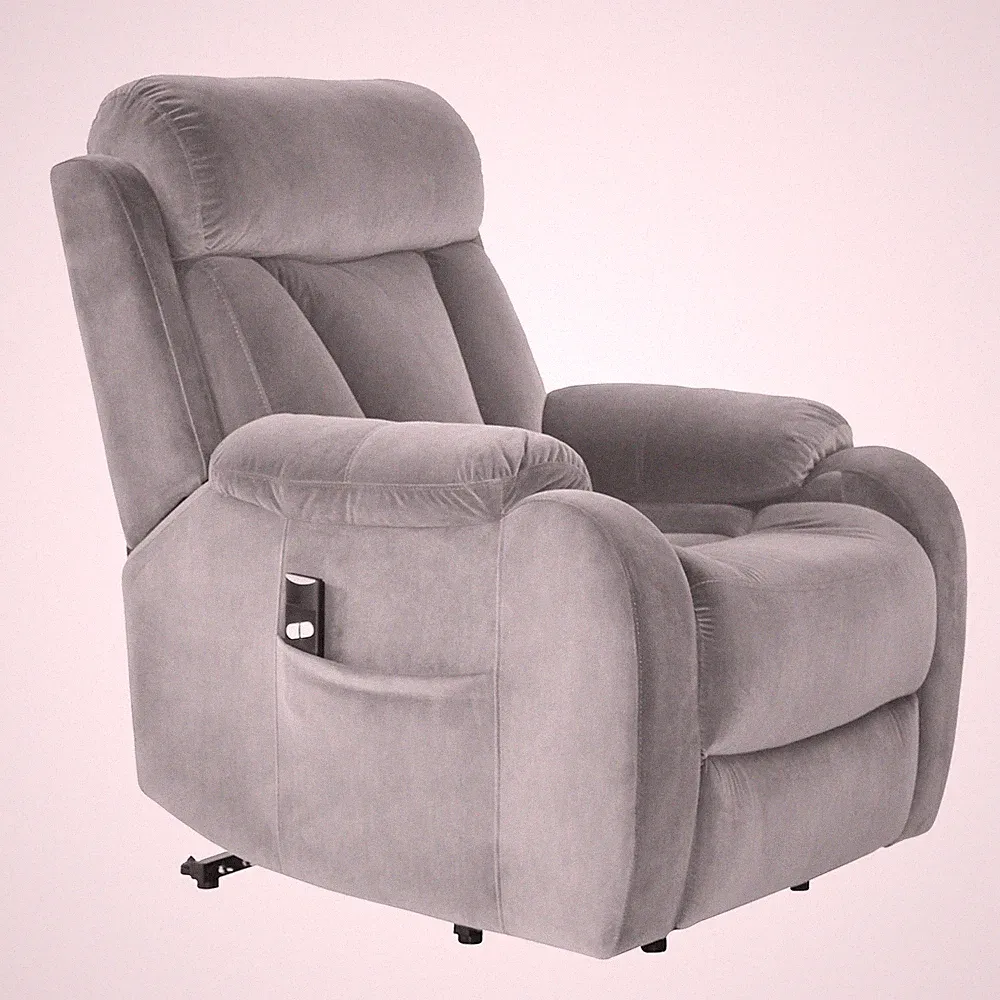 Electric Power Lift Recliner Chair For Livingroom Fabric Lounge Sofa+Remote US