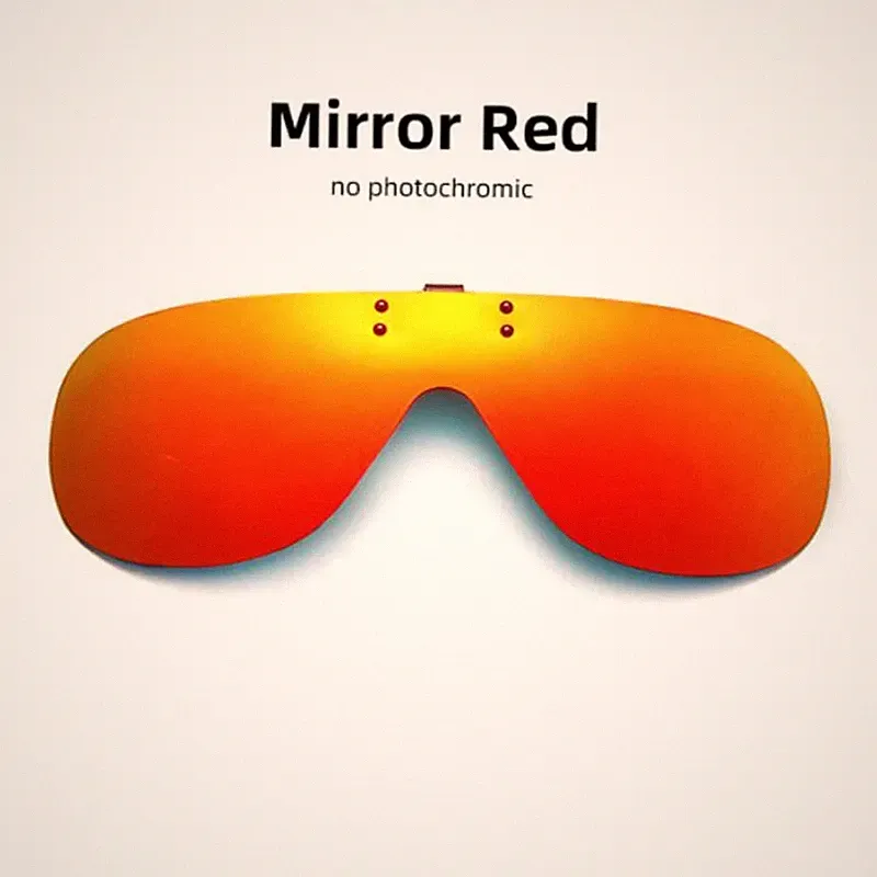 Flip Up Clip On Polarised Sunglasses Men Women Driving Fishing Oversize Glasses