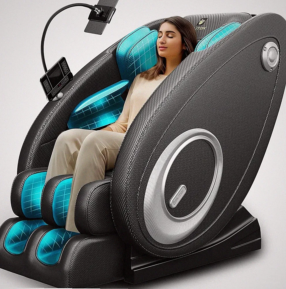 Full Body Massage Chair Recliner Zero Gravity Heated Bluetooth Speaker 5 Modes