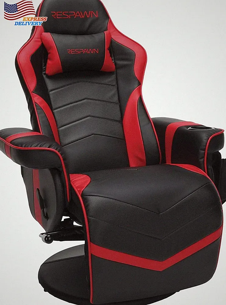 Gaming Recliner Video Games Console Recliner Chair Adjustable Leg with Cupholder