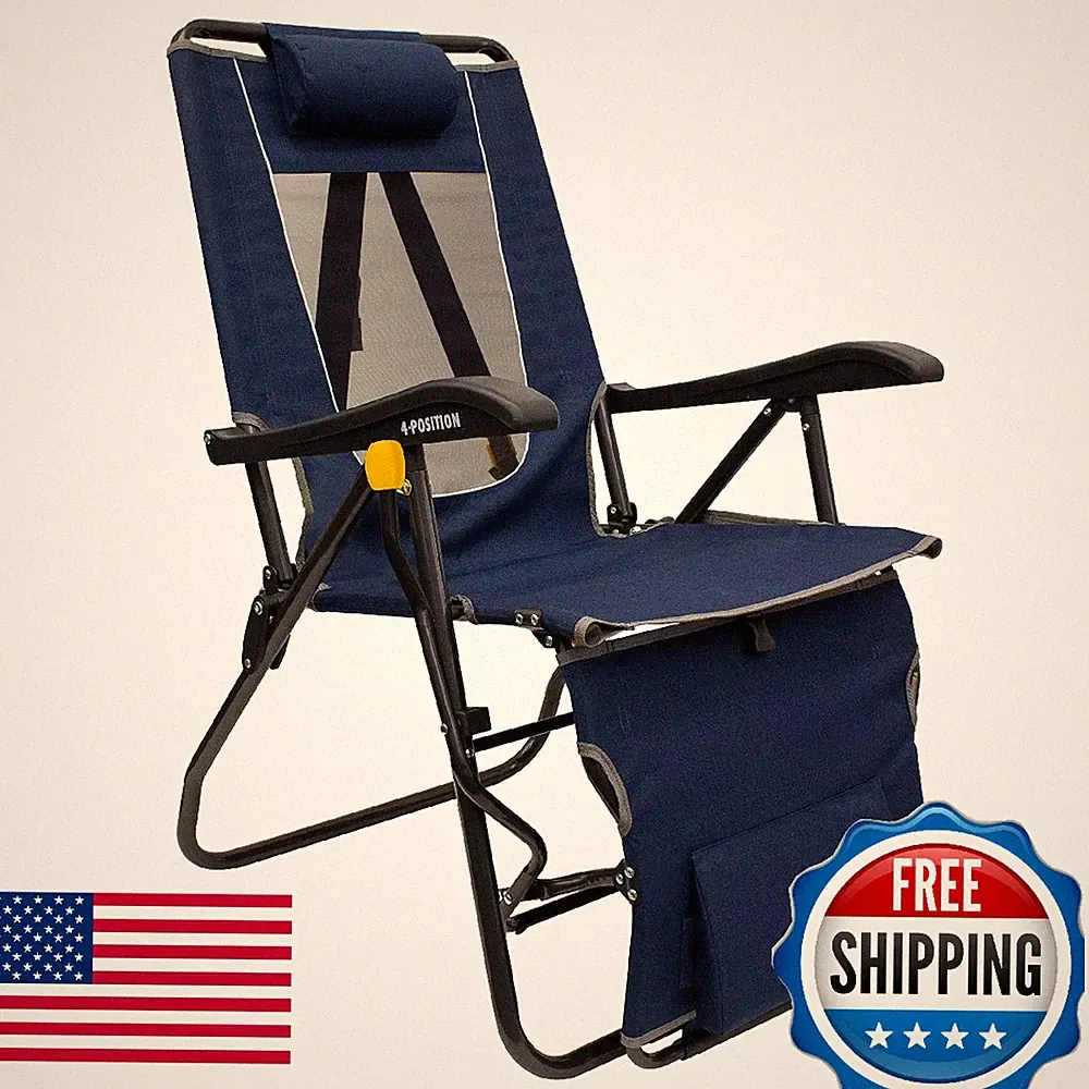 GCI Outdoor Legz Up Lounger Outdoor Lounge Chair, Recliner, Portable