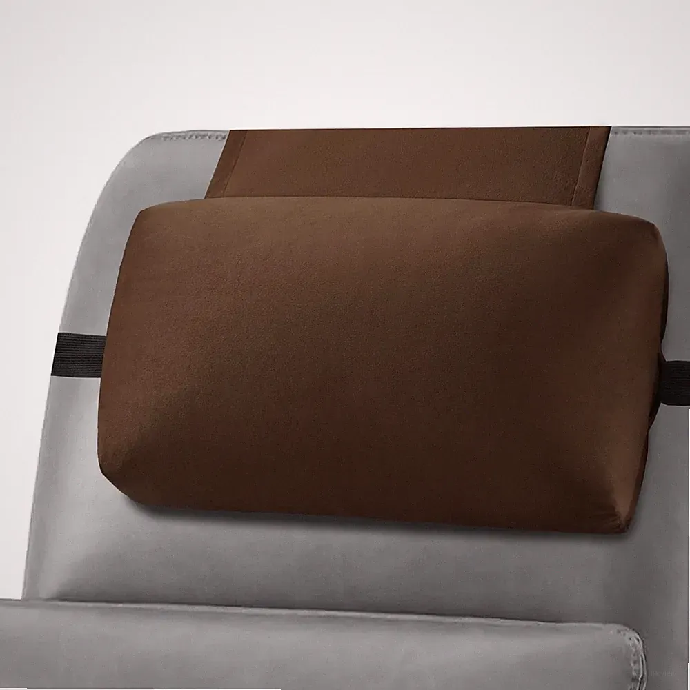 Head Recliner Pillow Adjustable Shredded Memory Foam Headrest Pillows for Rec...