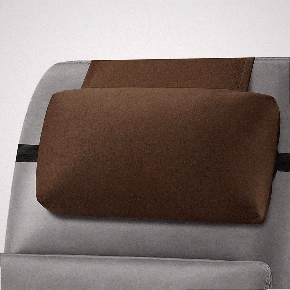 Head Recliner Pillow Adjustable Shredded Memory Foam Headrest Pillows for Rec...