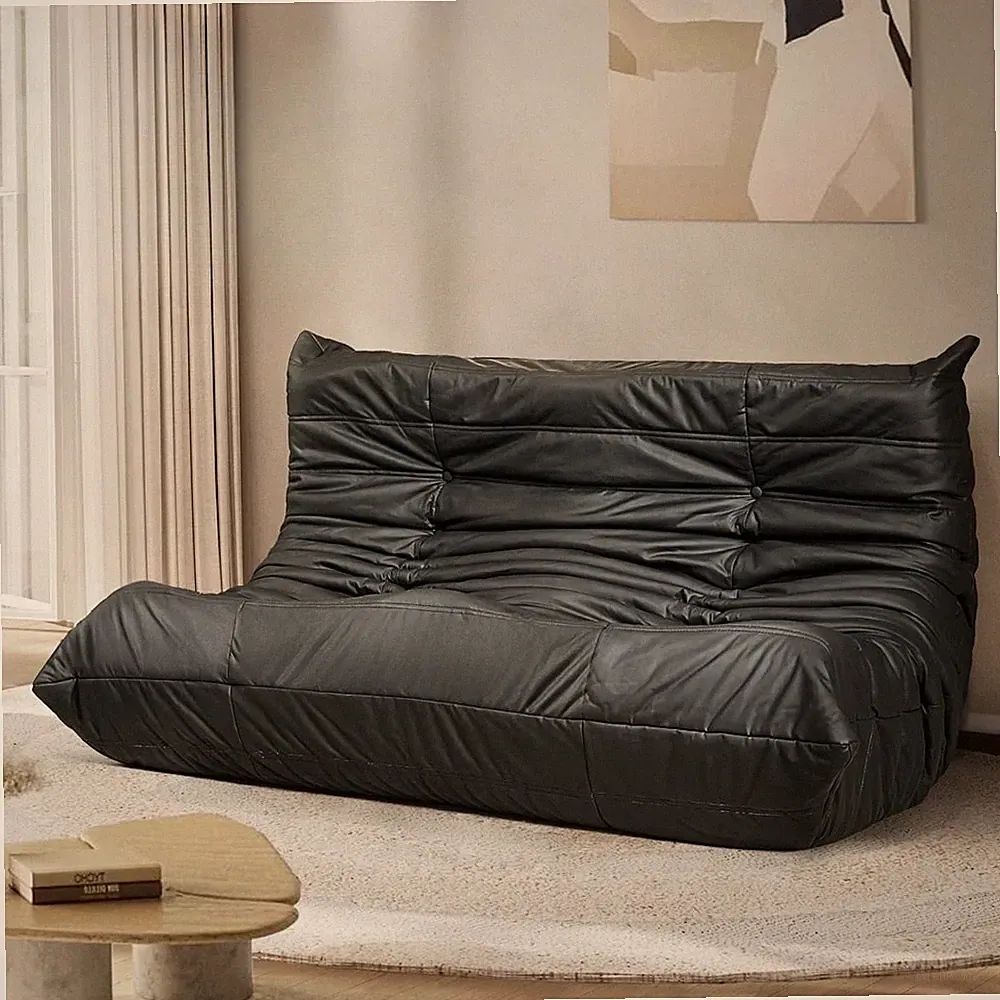 Levede Floor Sofa Chair Lazy Foam Loveseat Recliner Gaming Couch 2 Seater