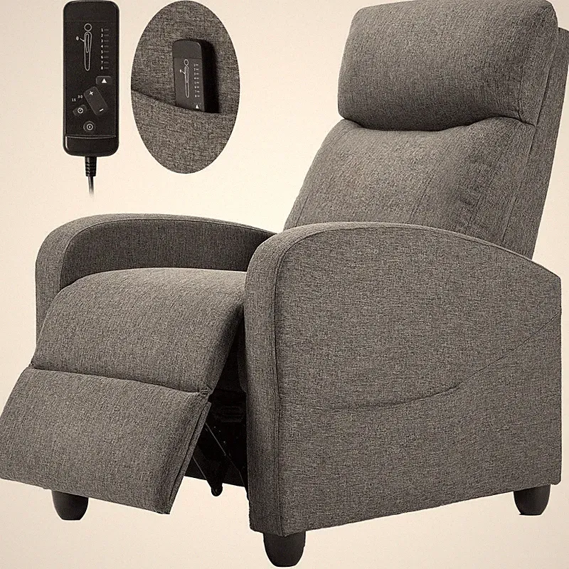 Massage Recline Chair with Padded Seat and Massage Backrest Ergonomic Sofa