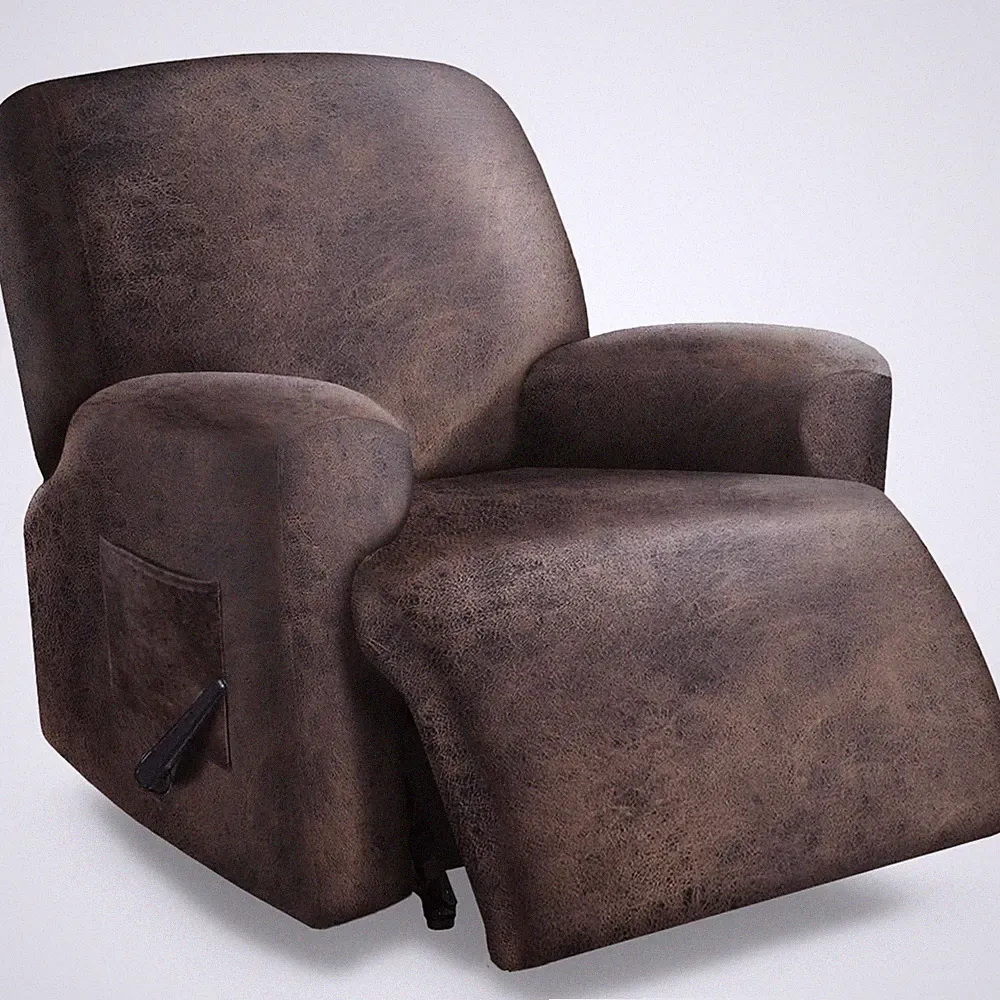 molasofa Leather Like Oversized Recliner Chair Covers, Extra Large Big Man 4...