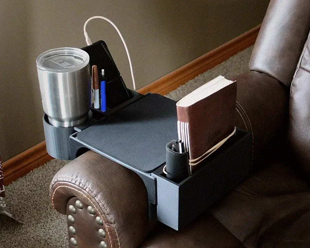 Mouse Pad Caddy Recliner 2.0, Organizer, Recliner Armrest, Sofa