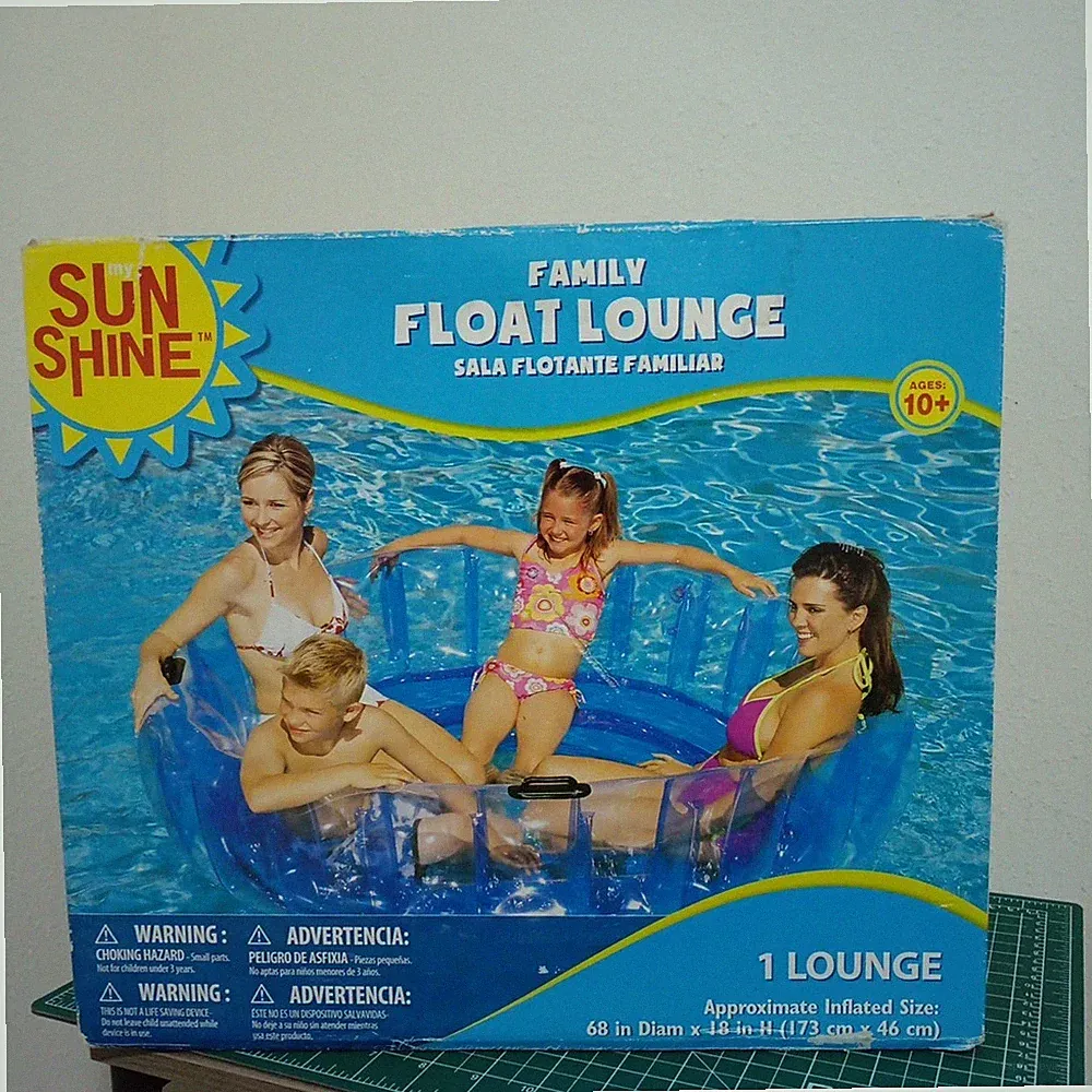 My Sunshine Family Float Lounge Large Pool Lounge Float 68”x18”