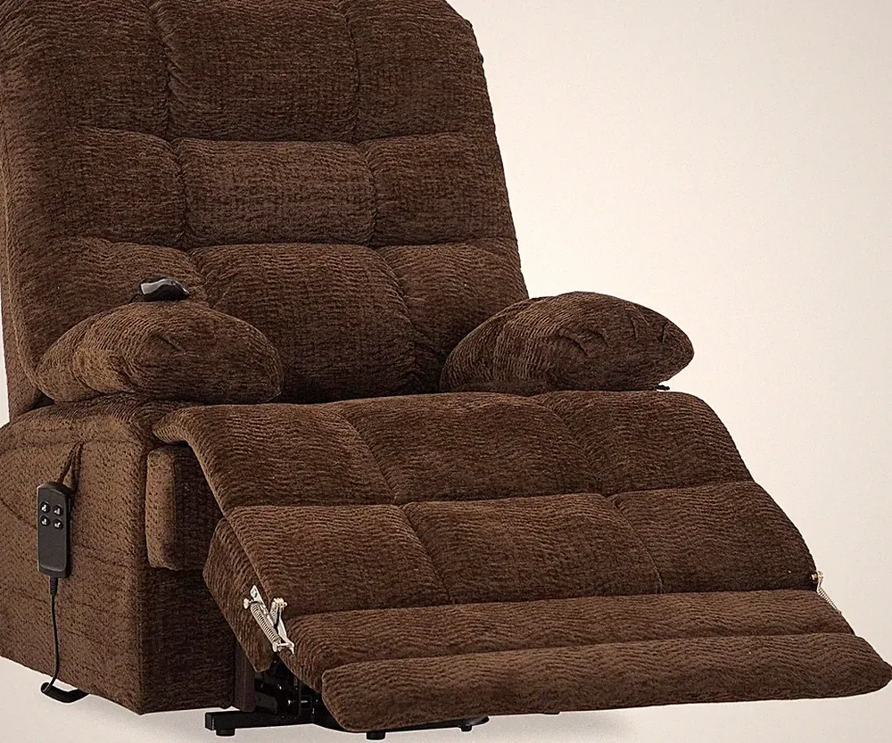 New Listing Big & Tall Power Lift Recliner Chair for Elderly, Oversized Lay Flat Chair with