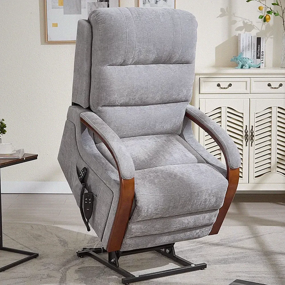 New Listing Dual Motor Power Lift Recliner Chair, Lift Chair with Massage and Heat for Elder