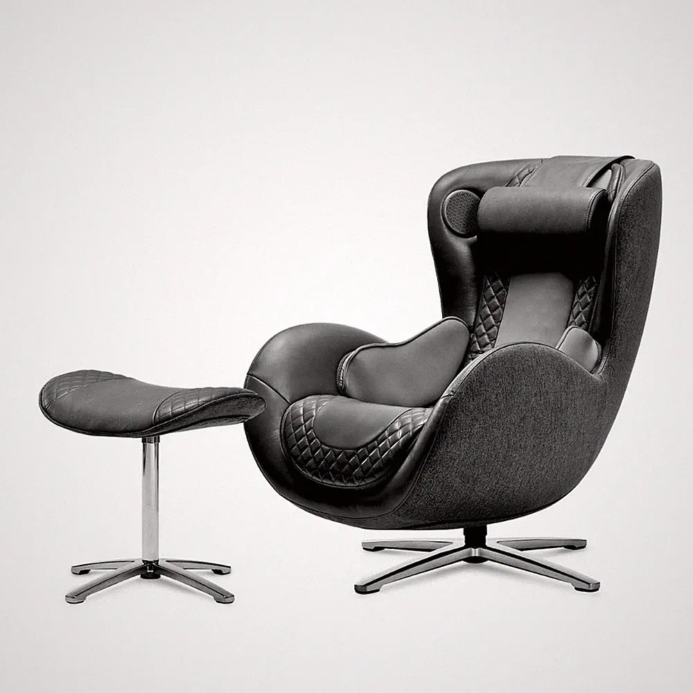 Nouhaus Heated Classic Massage Chair Full Body Shiatsu Recliner with Ottoman