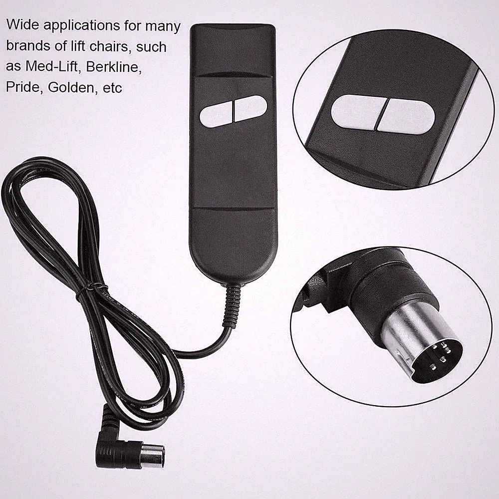 Okin Limoss Asley Lift Chair power Recliner 2 Button Hand Remote Controller