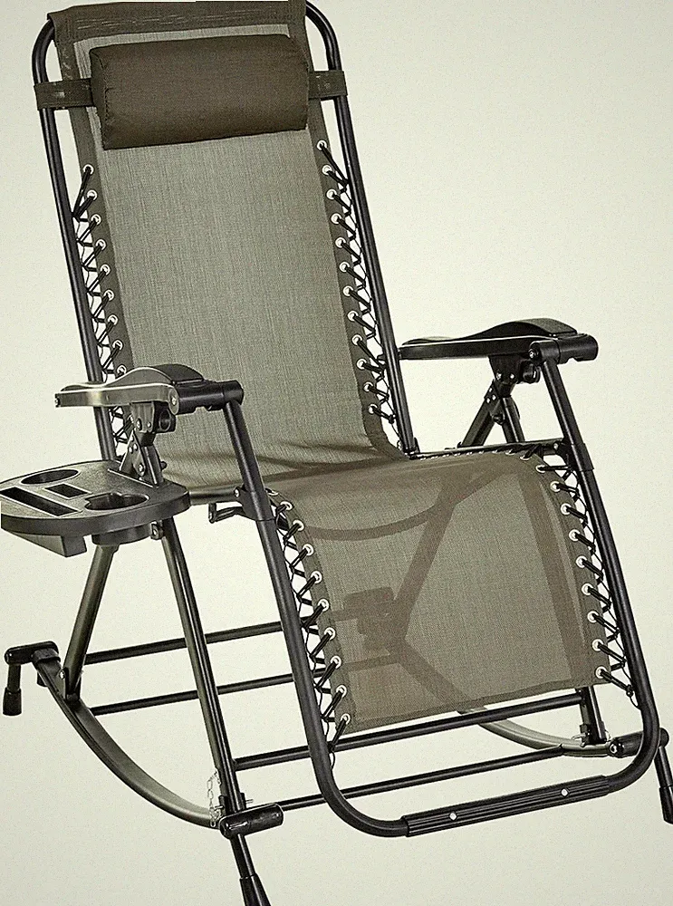 Outdoor Roing Chairs, Foldable Reclining Zero Gravity Loun