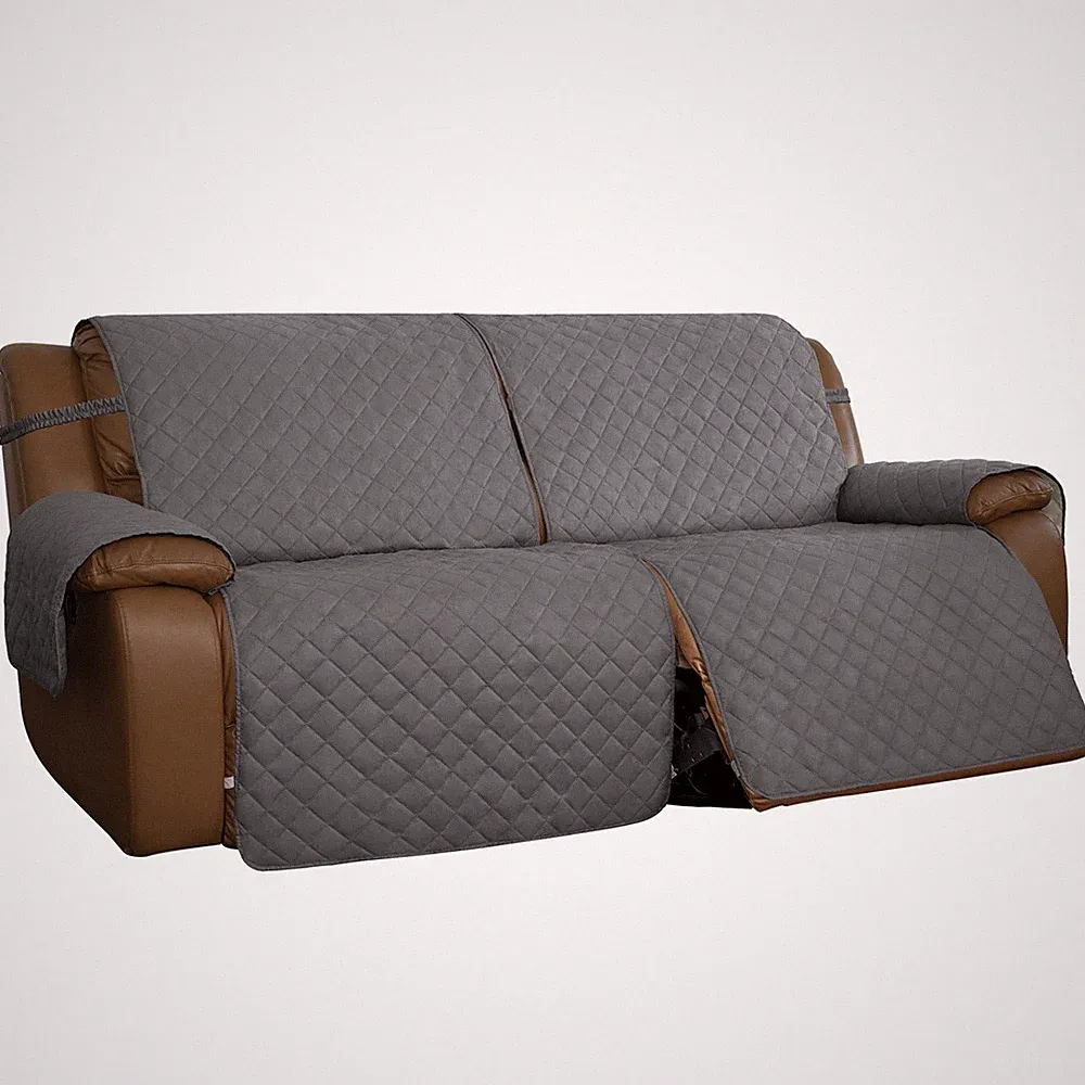 Oversized Loveseat Recliner Cover, Reversible Couch Cover for Double Recliner...