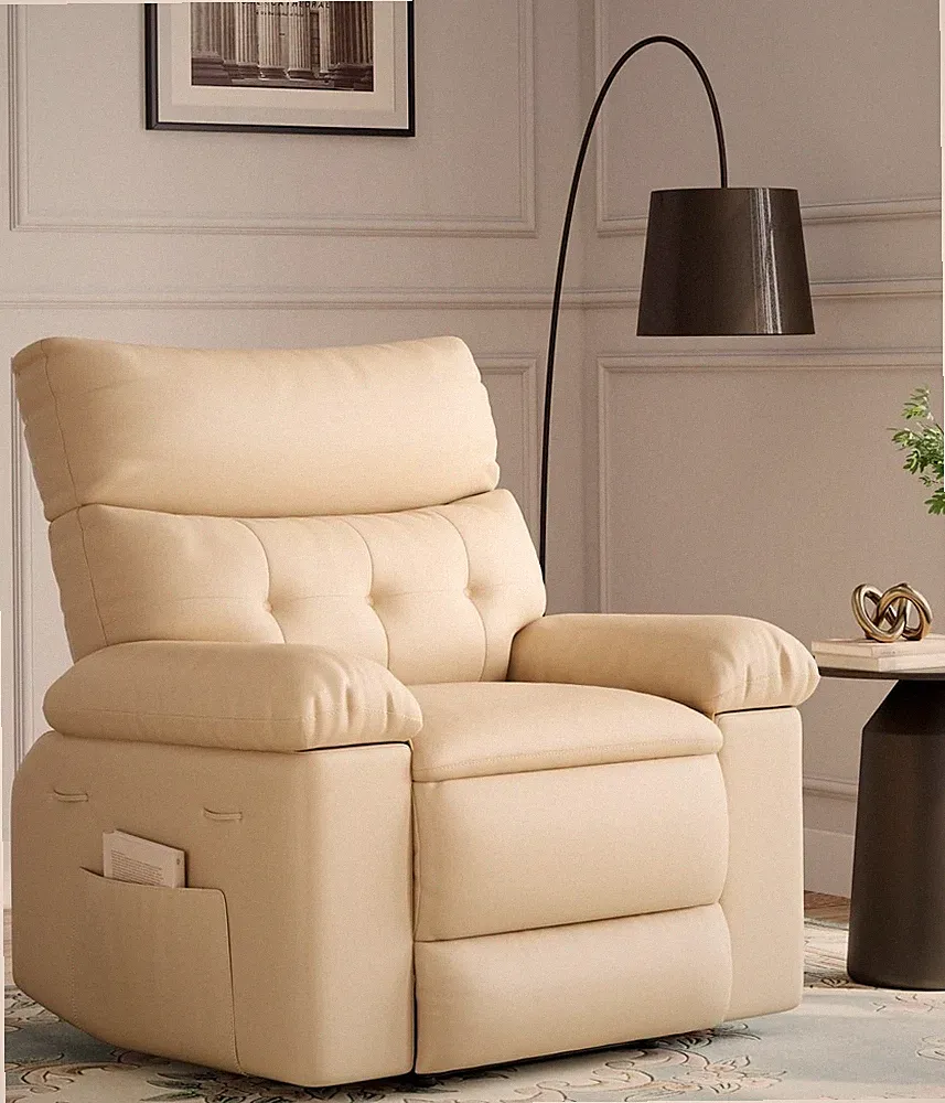 Oversized Recliner Chairs with Heat and Massage 360° Swivel Lazy Chair for Adult