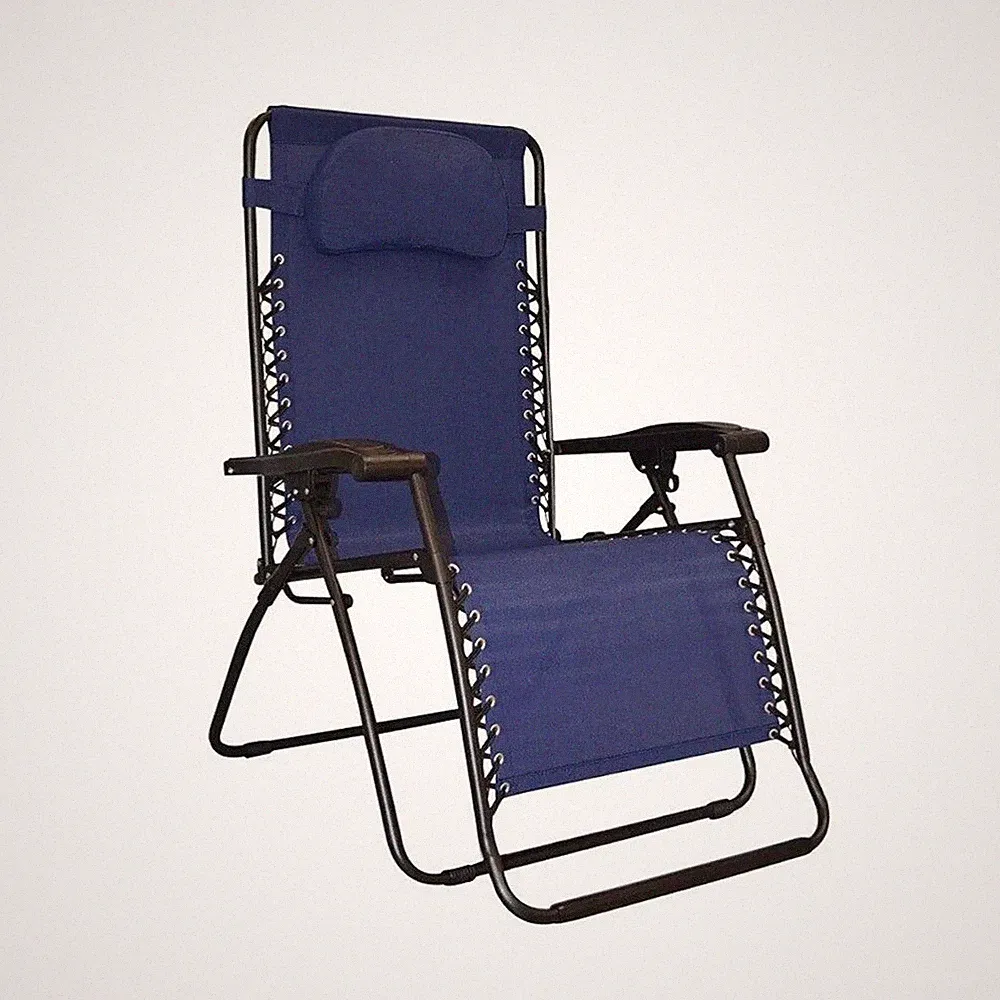 Oversized Zero Gravity Chair, Supports to 330 lbs, Blue, Caravan Sports Infinity