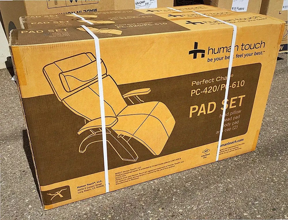 PC-420 610 HUMAN TOUCH PERFECT CHAIR RECLINER PAD SET - Espresso Premium Leather