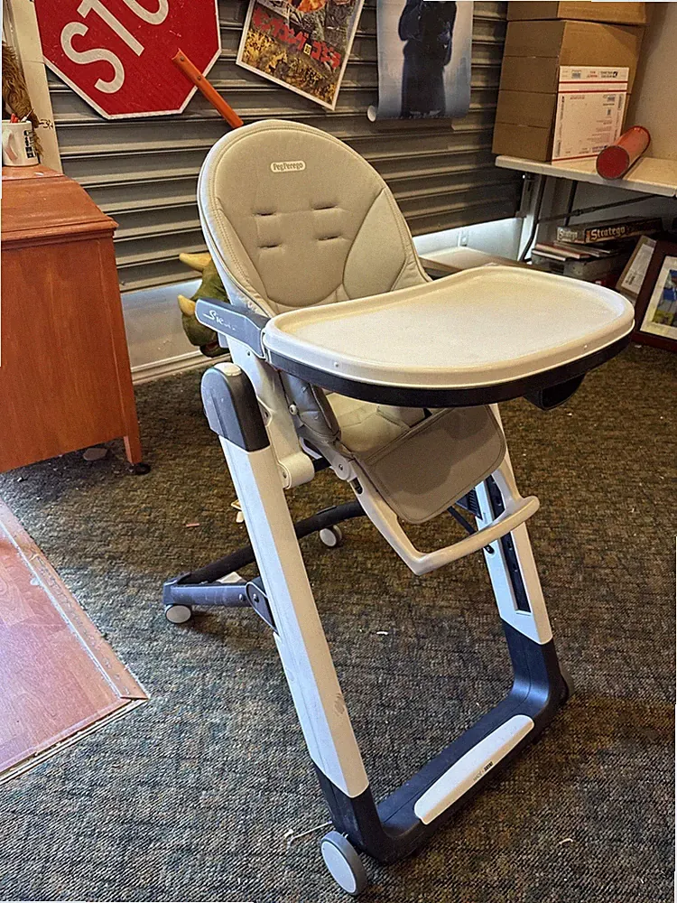 Peg Perego Siesta High Chair Grow With Baby Folding Recliner Height Adjustable
