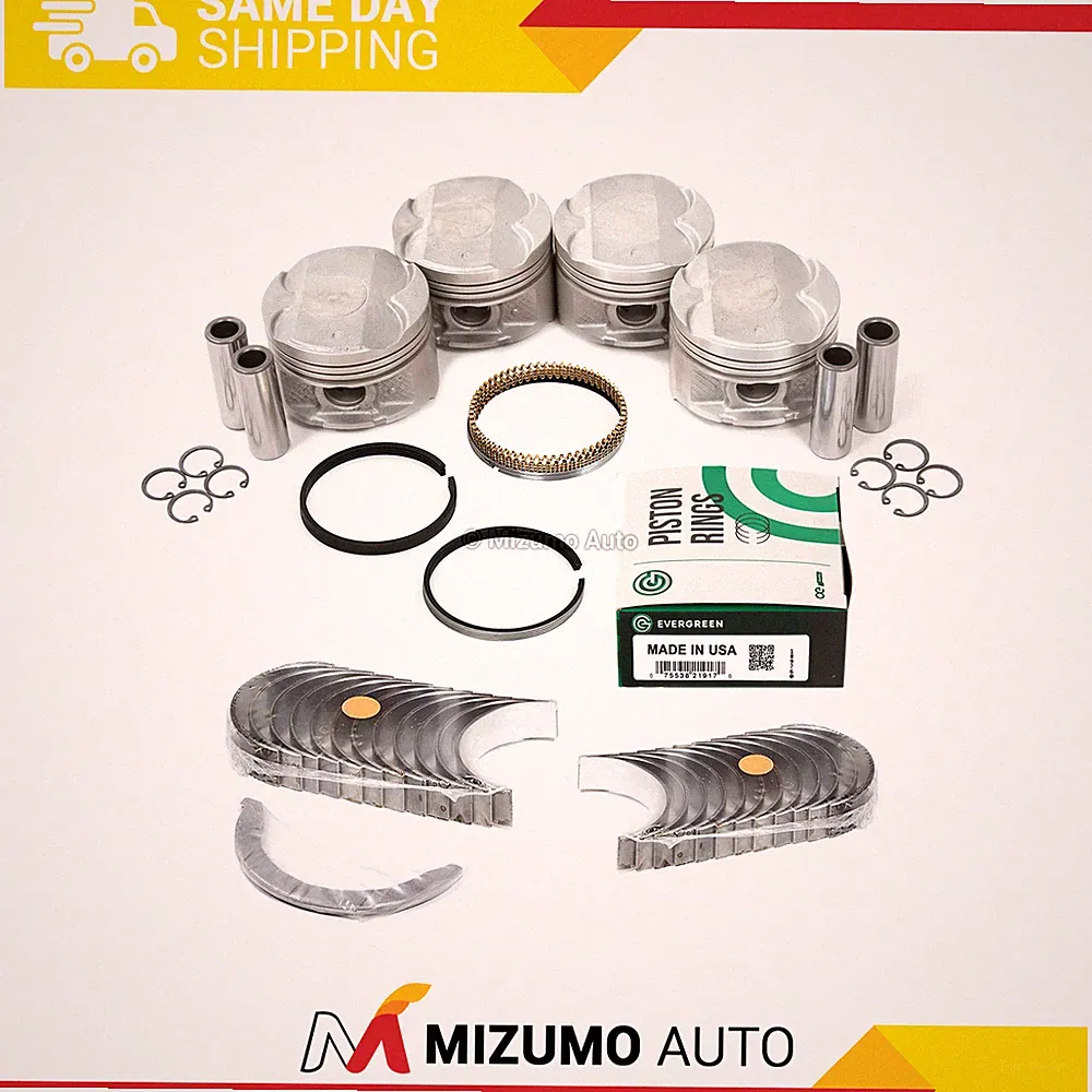 Pistons Main Rod Bearings Fit 00-06 Toyota Corolla Celica Matrix 1.8L DOHC 2ZZGE