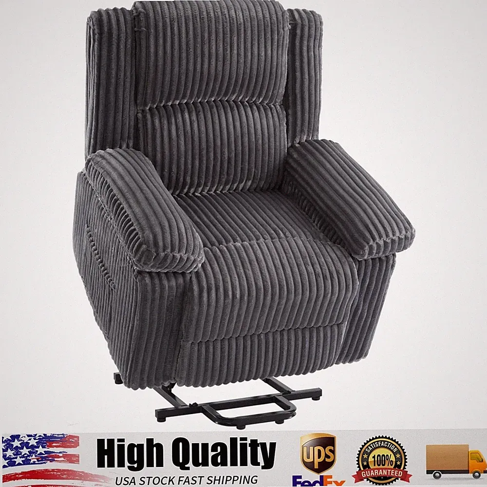 Power Lift Recliner Chair, Heat & Massage Function, Electric Stand-Up Recliner
