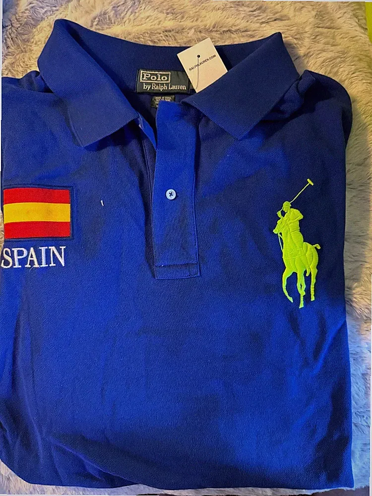 Ralph Lauren Polo Shirt NWT 3xb Big pony Spain 3xl 3x Big and Tall brand new
